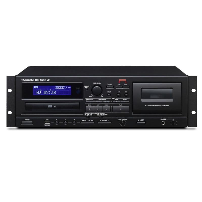 GRABADOR REPRODUCTOR CD-CASSETTE TASCAM CD-A580 V2
