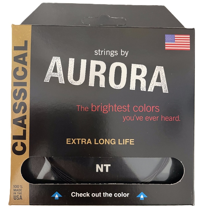 Cuerdas Guitarra Clásica Aurora Strings Black Nt Bk