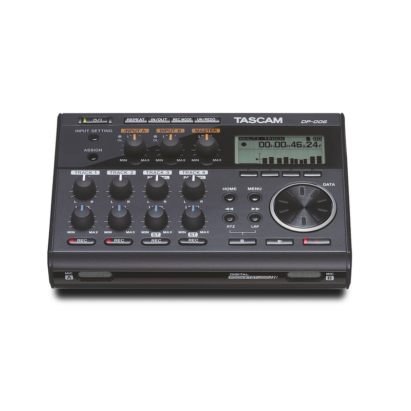 Registro De Audio Multitrack Portátil Tascam Dp-006