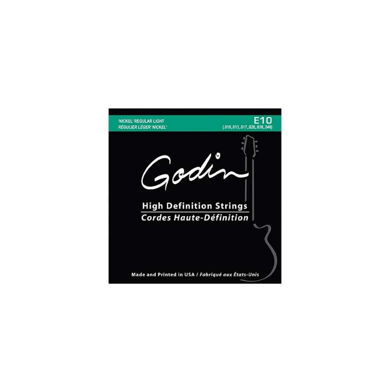 Cuerdas Eléctricas Godin E-10 Nickel Regular Light 10-46