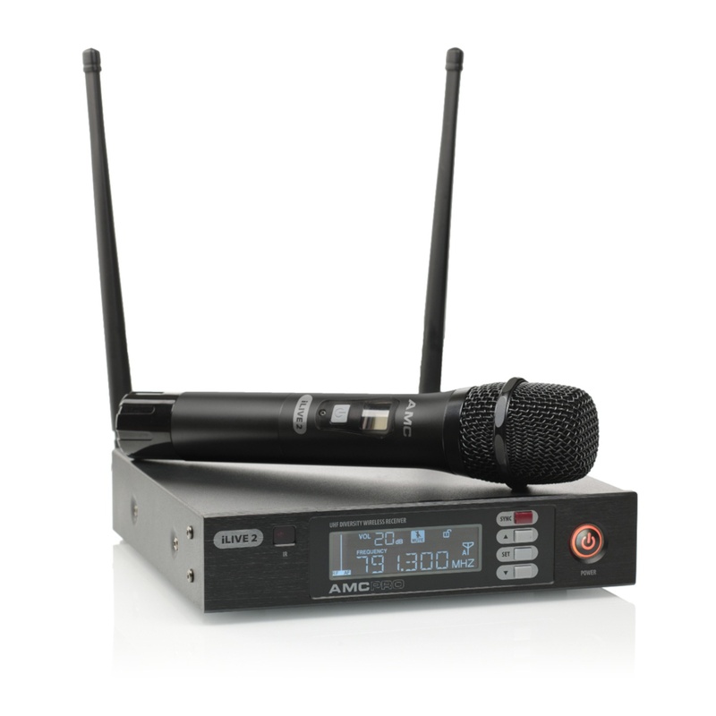 MICRÓFONO INALÁMBRICO AMC ILIVE2 HANDHELD