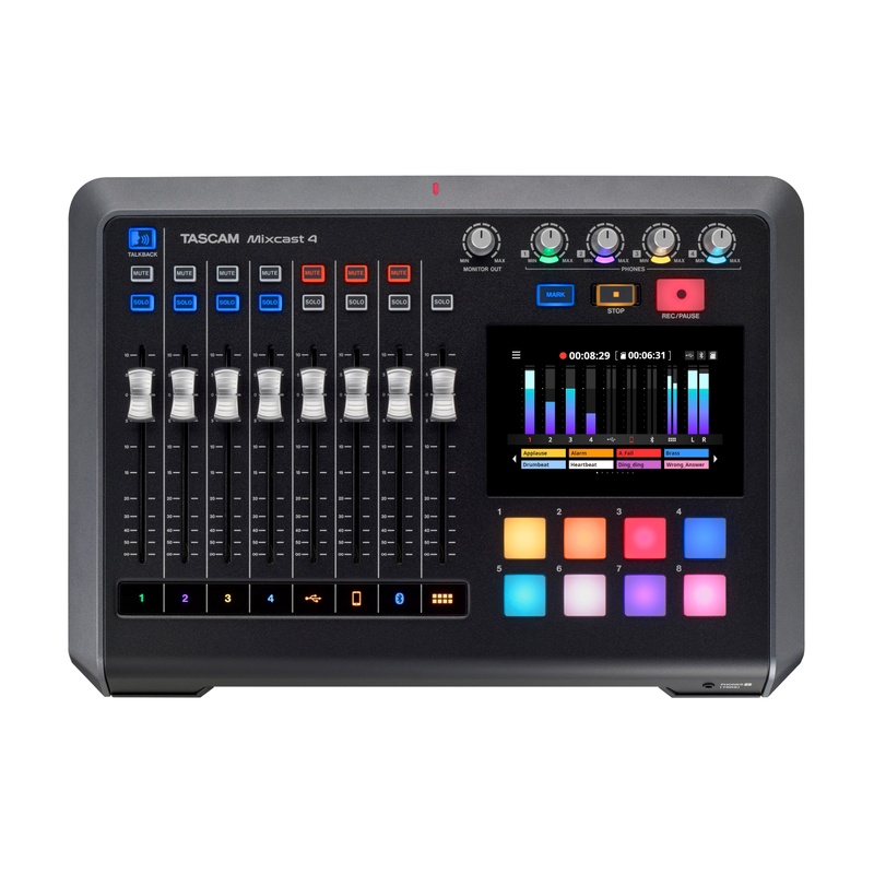 ESTACIÓN DE PODCAST TASCAM MIXCAST 4