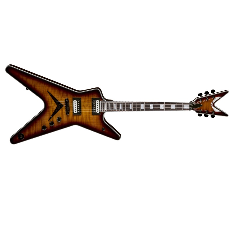 GUITARRA ELÉCTRICA DEAN ML SELECT FLAME TOP TRANS BRAZILIA