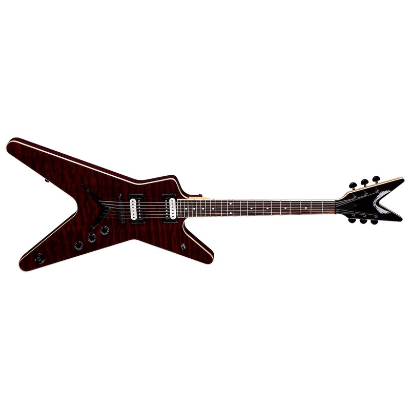 Guitarra Eléctrica Dean Ml X Quilt Maple Scary Cherry