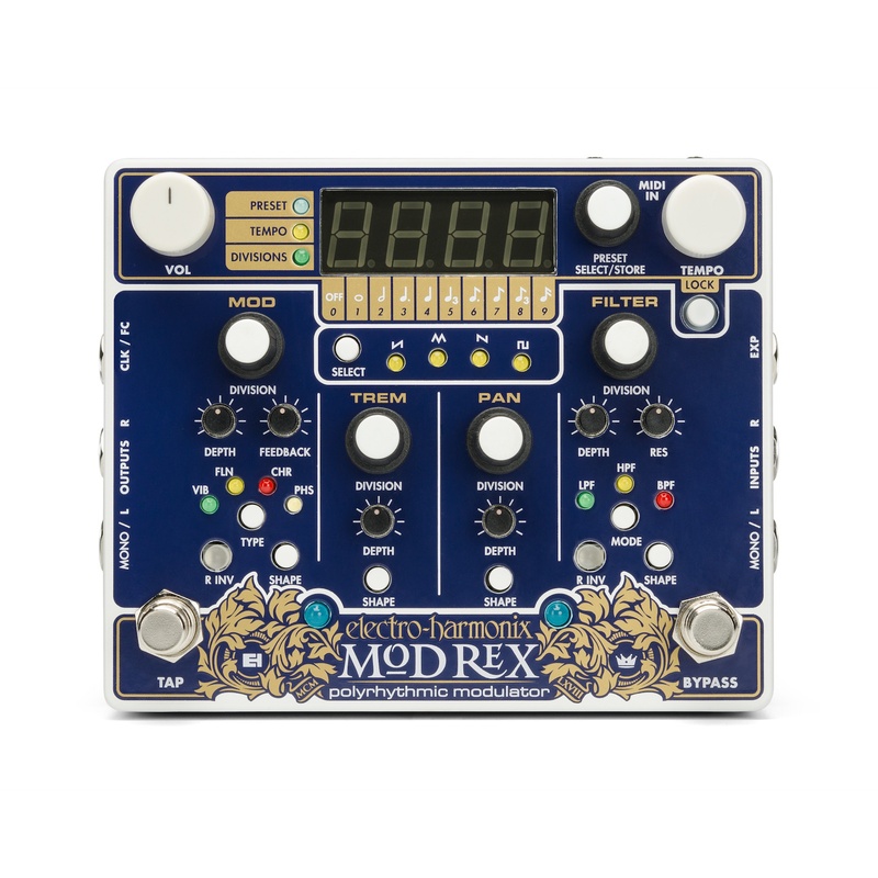 Pedal Modulador Polirítmo Ehx Mod Rex