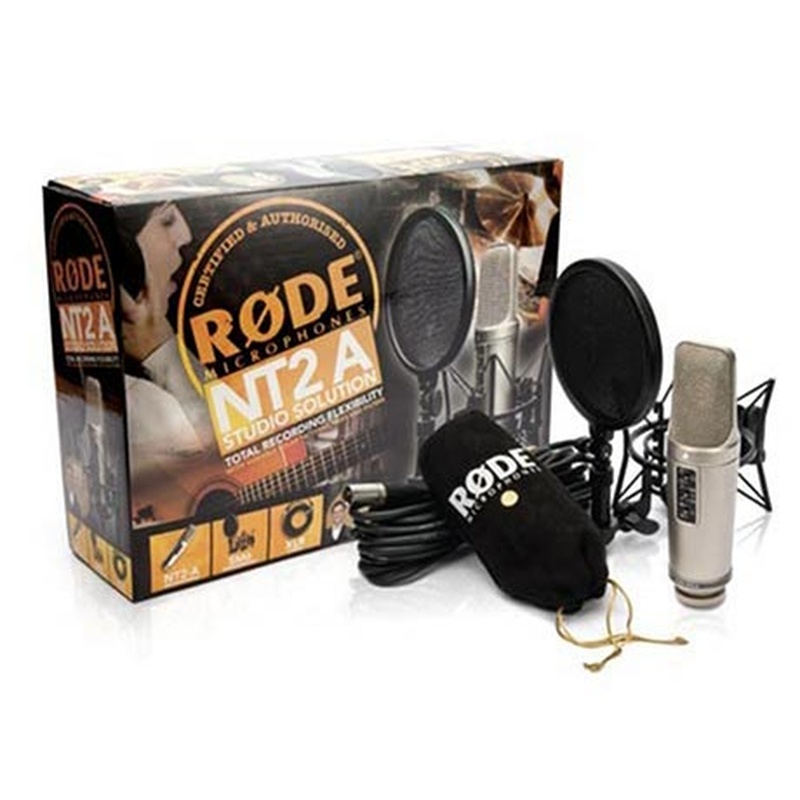 Micrófono De Condensador Multipatrón Rode Nt2-A Studio Solution Kit