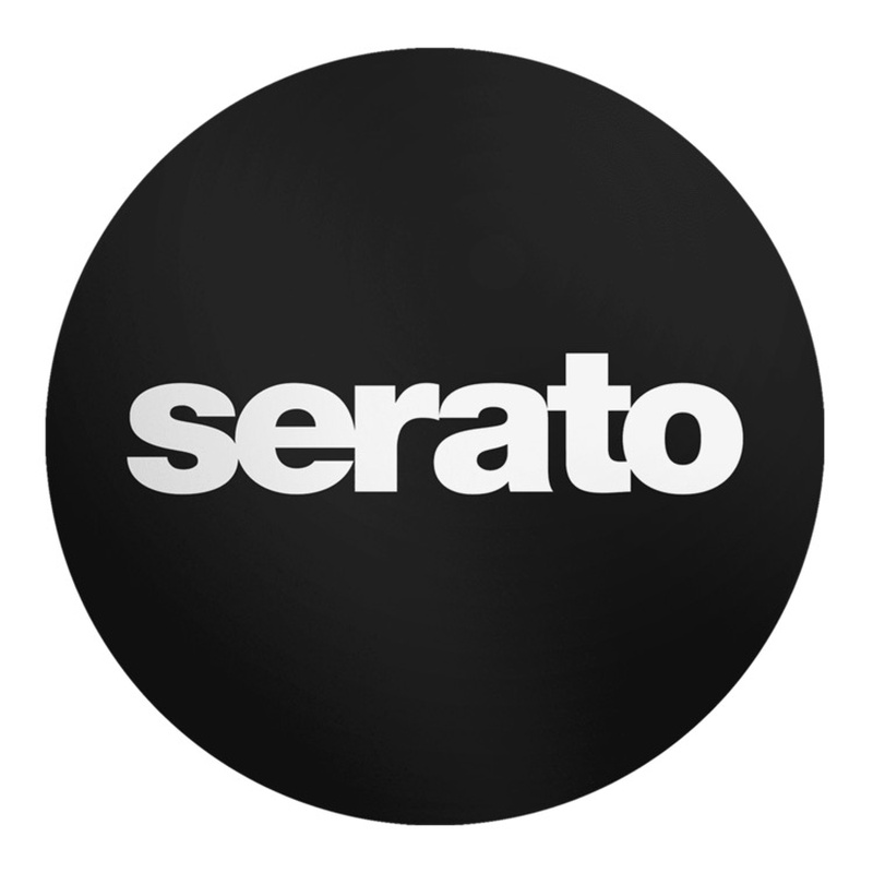 SLIPMATS SERATO DJ LOGO WH BK (PAREJA)