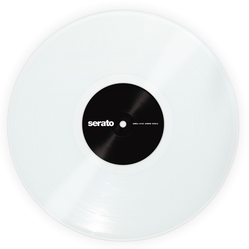 DISCO DE VINILO SERATO STANDARD COLORS 12" CLEAR PAREJA
