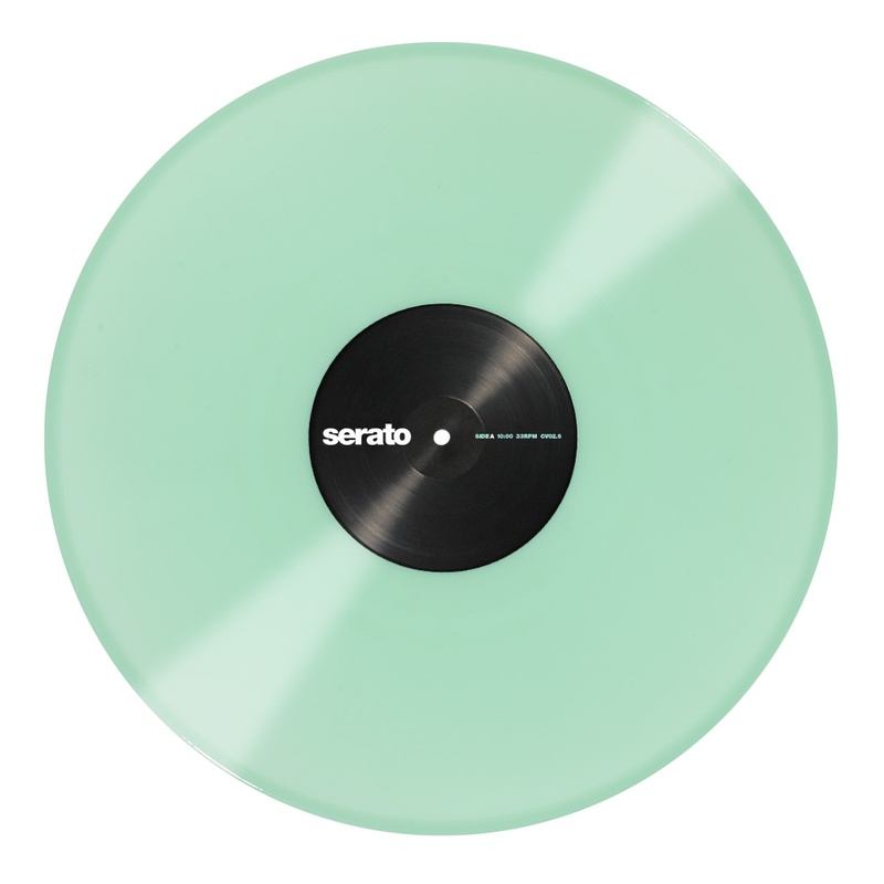 Disco De Vinilo Serato Standard Colors 12" Glow In The Dark (Par)