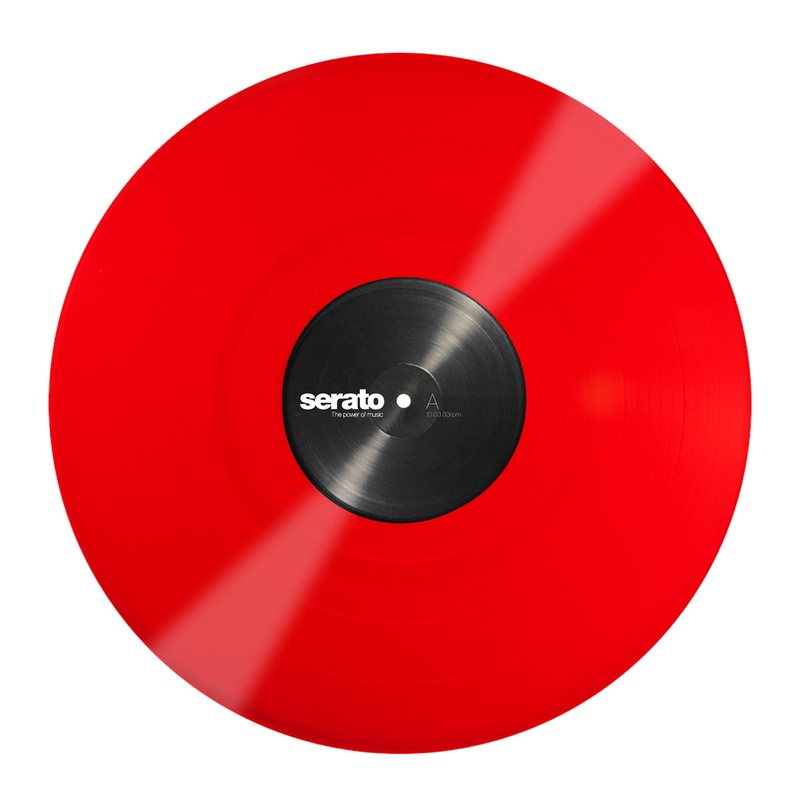 DISCO DE VINILO SERATO STANDARD COLORS SINGLE RED