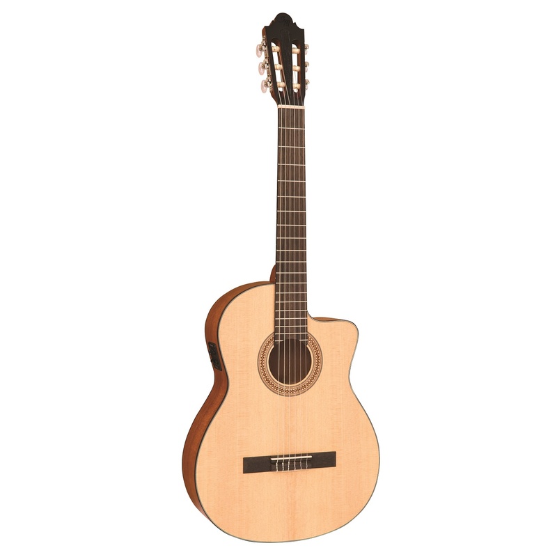GUITARRA ACUSTICA ELECTRICA SANTOS MARTINEZ ESTUDIO CUTAWAY CLASSIC