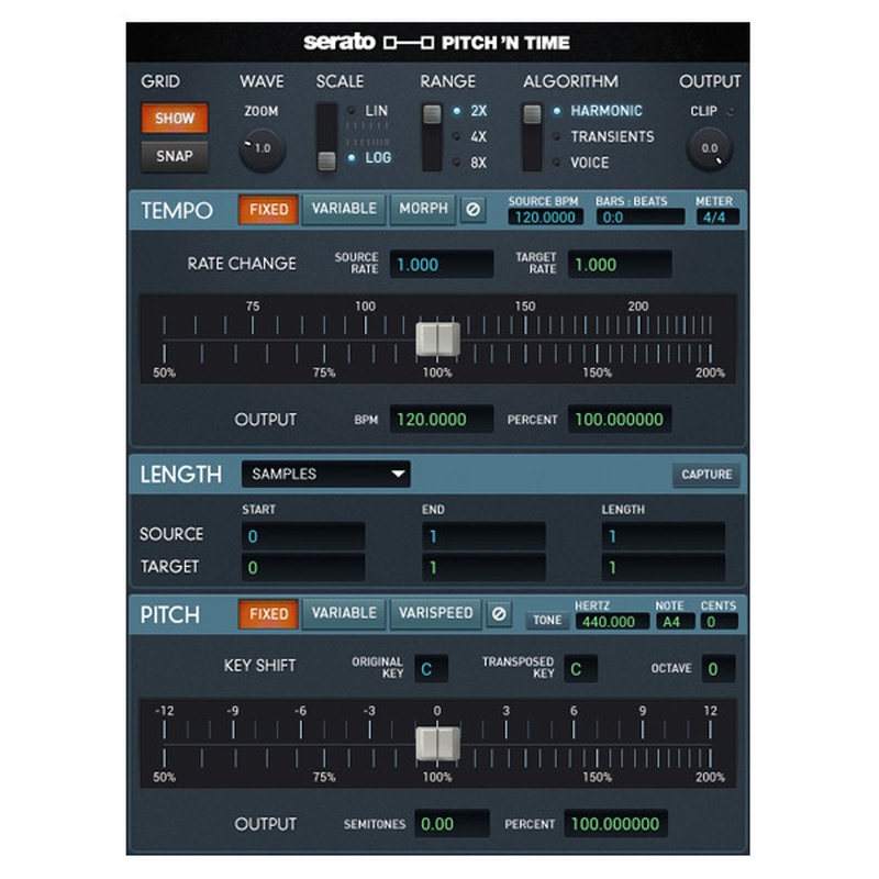 PLUGIN DE AUDIO SERATO PITCH'N TIME PRO 3.0