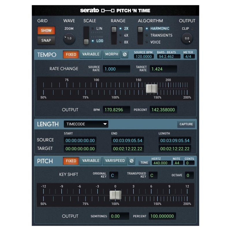 PLUG-IN SERATO PITCH'N TIME PRO 3.0 UPGRADE