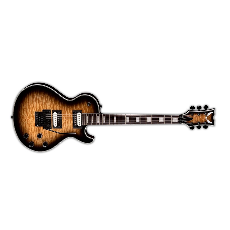 Guitarra Eléctrica Dean Tb Select Floyd Qm Bk