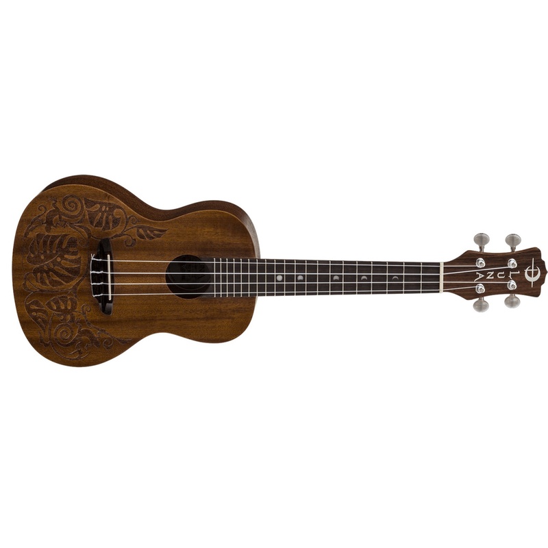 UKULELE LUNA LIZARD MAHOGANY CONCERT W/GIGBAG