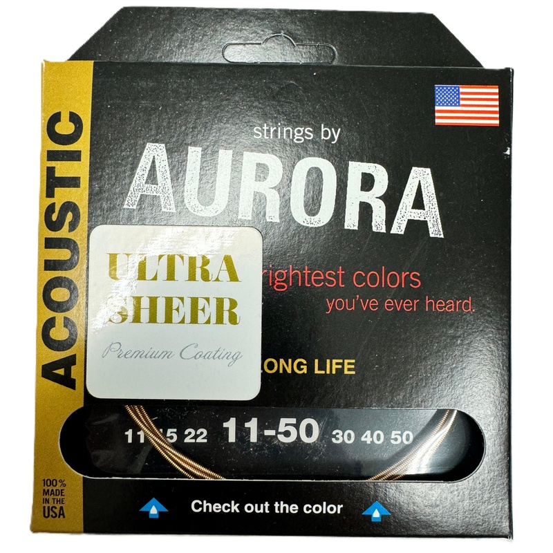 Cuerdas Acustica Aurora Strings Ultra-Sheer 11-50 Cc