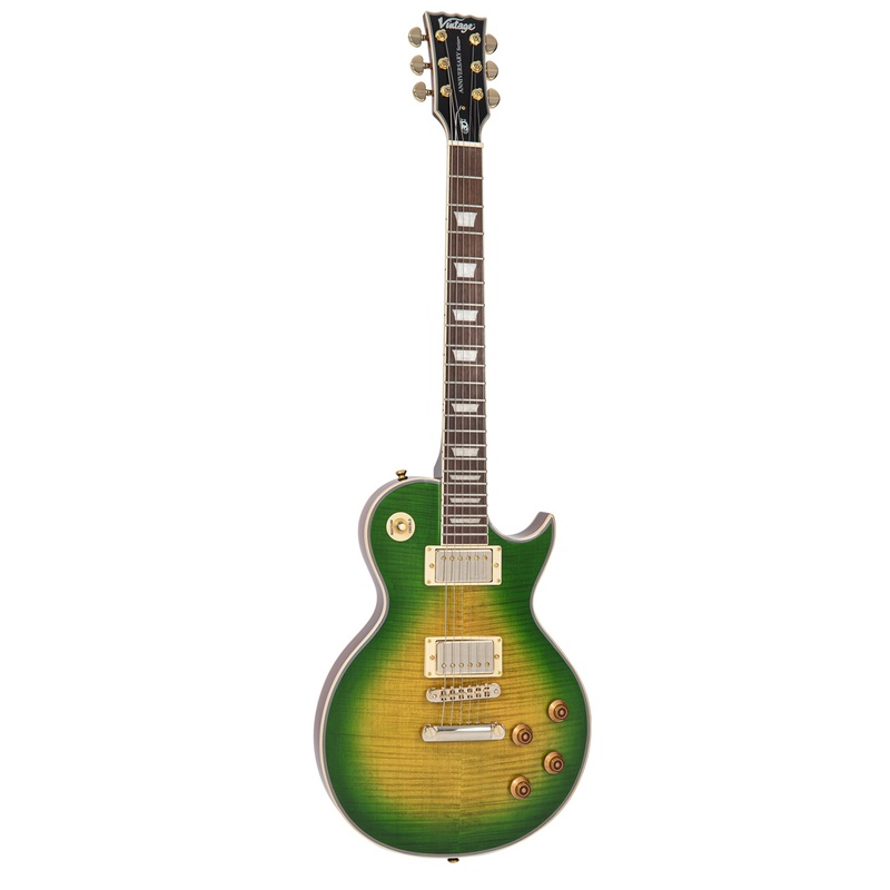 GUITARRA ELÉCTRICA VINTAGE V100 30TH ANNIVERSARY GREENBURST