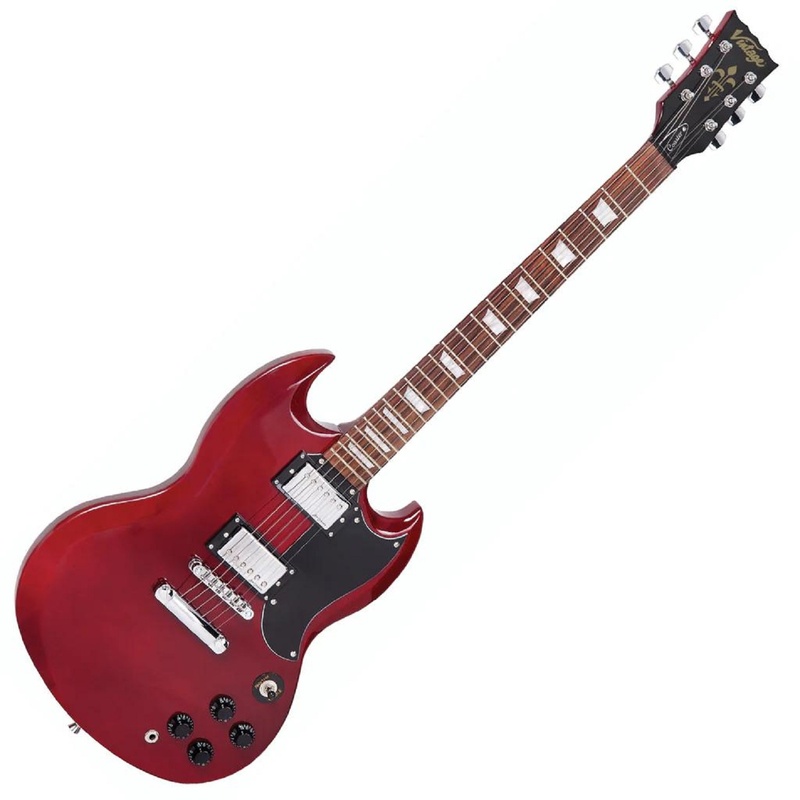 GUITARRA ELÉCTRICA VINTAGE V69 COASTER CHERRY RED