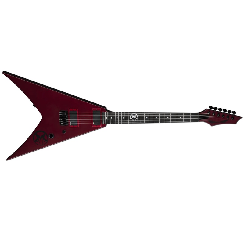 GUITARRA ELÉCTRICA DEAN VENGEANCE GREG TRIBBETT RED SATIN