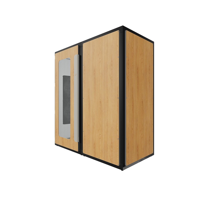 Kit De Práctica Acústica Vicoustic Vicbooth Ultra Practice Room Natural Oak