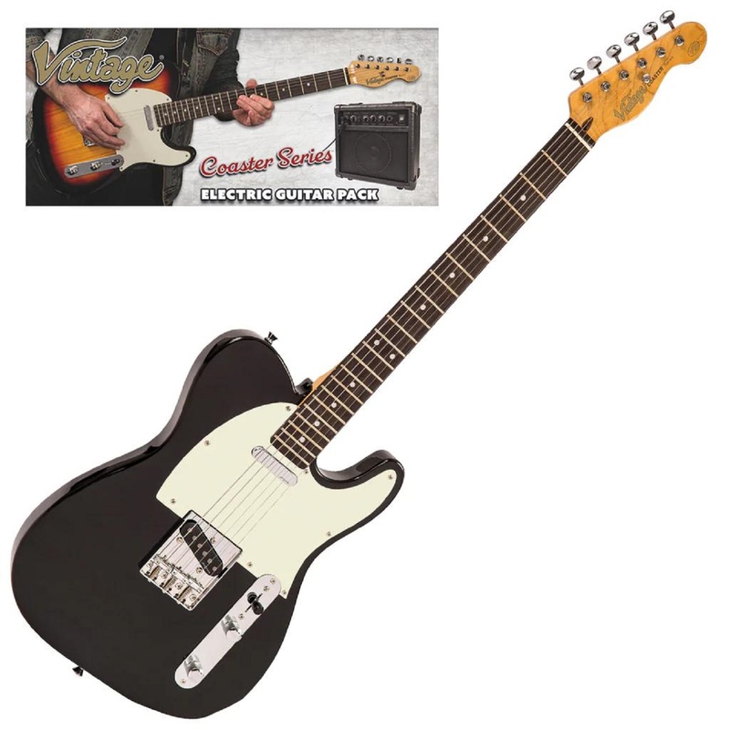 Pack De Gitarra Vintage V20 Coaster Bk