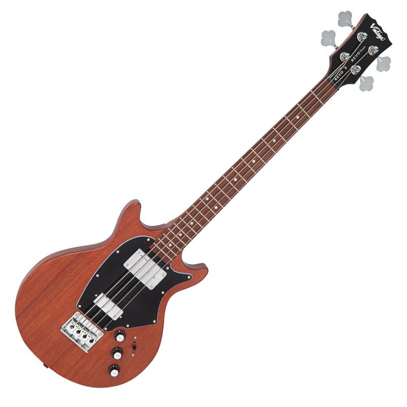 BAJO ELÉCTRICO VINTAGE REVO CALLAN BASS MAHOGANY