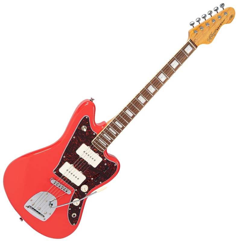 Guitarra Eléctrica Vintage Revo Surfmaster 90 Firenza Red