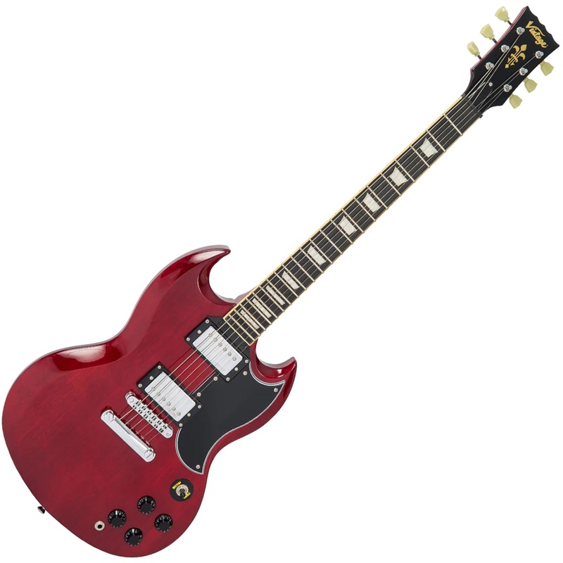 GUITARRA ELECTRICA VINTAGE VS6 REISSUED SERIES CHERRY RED