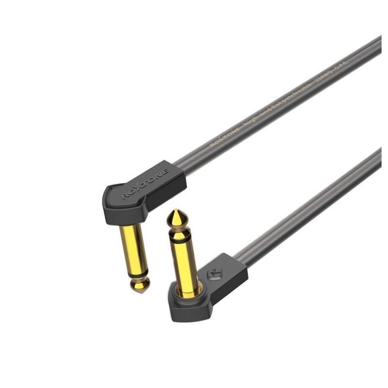 PATCH CABLE ROXTONE JACK MONO ANGLED 30CM