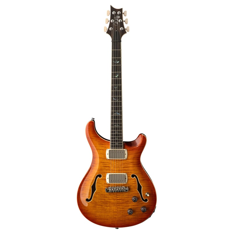 GUITARRA DE CUERPO HUECO PRS GUITARS SE HB II PIEZO VS VINTAGE SUNBURST