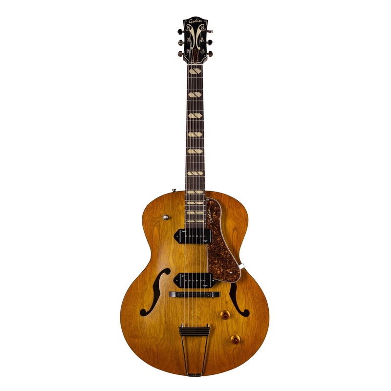 GUITARRA ELÉCTRICA ARTOUT GODIN 5TH AVENUE JUMBO P90 HARVEST GOLD