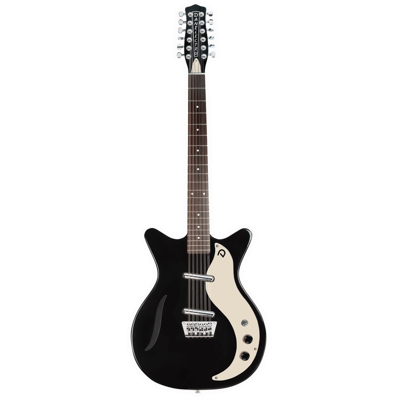 GUITARRA ELÉCTRICA DANELECTRO SHORTHORN SEMI HOLLOW 12STR BK