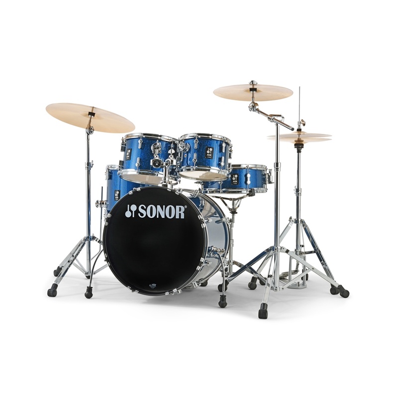 SET DE BATERIA ACÚSTICA SONOR AQX STUDIO SET BOS BLUE OCEAN SPARKLE