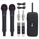 MICROFONOS INALÁMBRICOS DE MANO XVIVE M5D BK