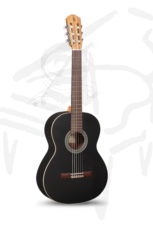 GUITARRA ALHAMBRA 1C BLACK SATIN
