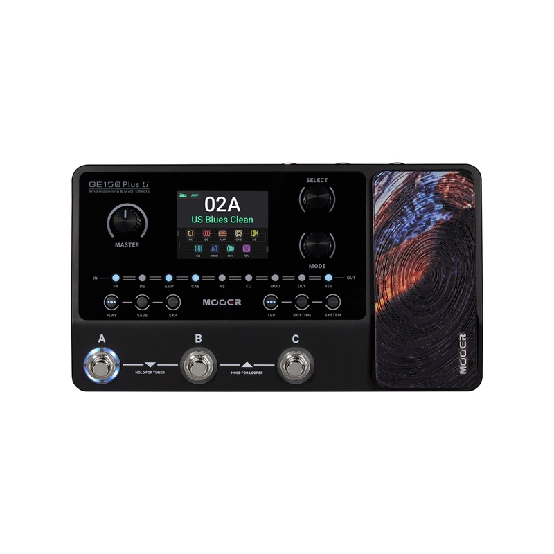 Pedalera Multi-Efectos De Suelo Mooer Ge 150 Plus Li