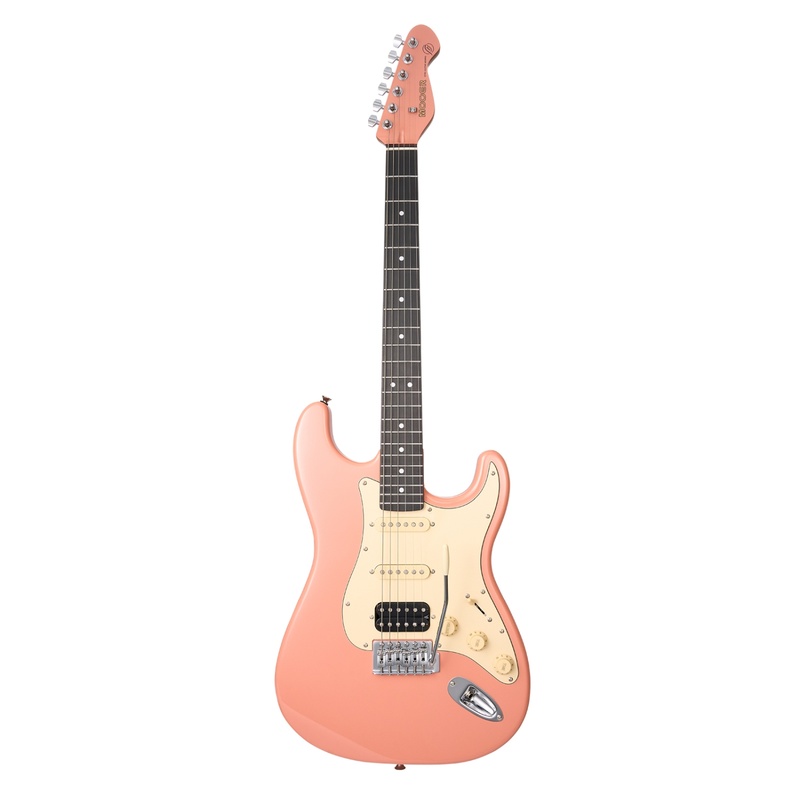 Guitarra Eléctrica Mooer Msc10 Elite Flamingo Pink
