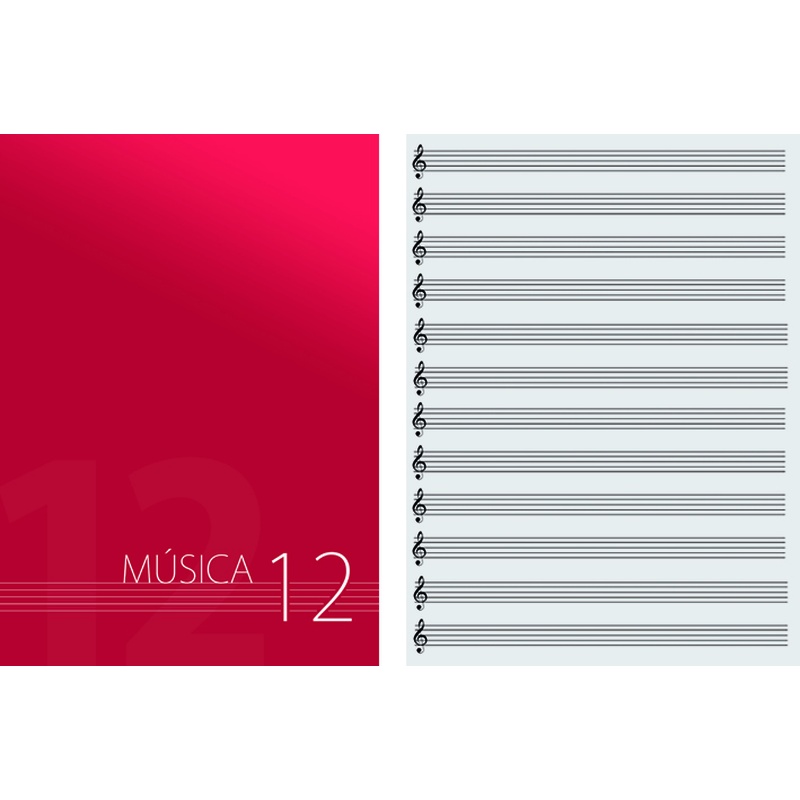 PAPEL PAUTADO OQAN MUSIC SHEET
