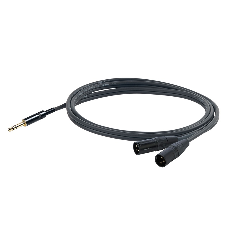 Cable Adaptador En Y Proel Chlp325Lu15 Bk