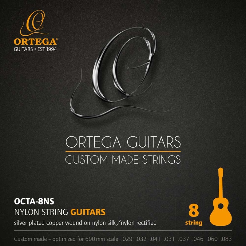 Cuerdas Gitarra Clásica Ortega Octa-8Ns