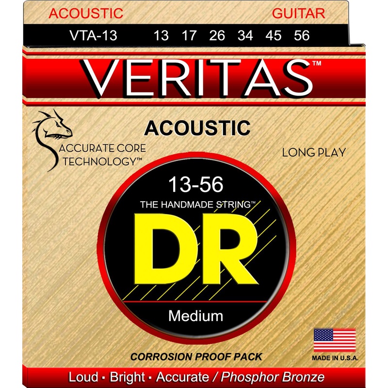 Cuerdas Acustica Dr Vta-13 Veritas