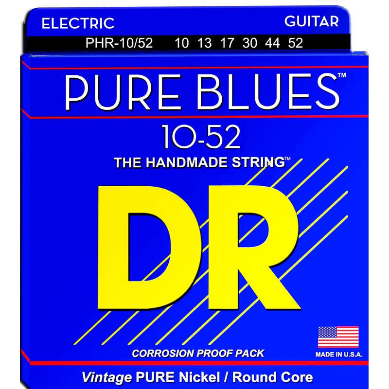 CUERDAS GUITARRA ELÉCTRICA DR PHR-10/52 PURE BLUES