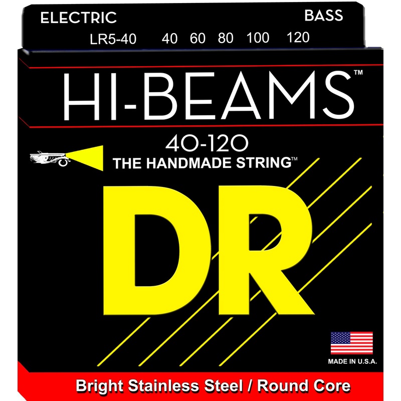 CUERDAS BAJO DR LR5-40 HI-BEAM