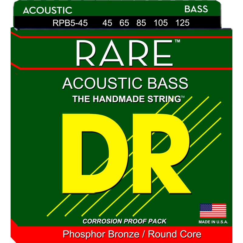 CUERDAS BAJO DR RPB5-45 RARE PHOSPHOR BRONZE