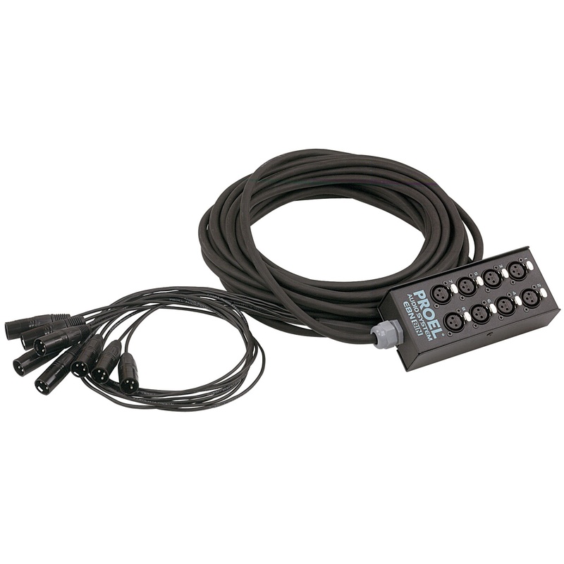 Manguera De Pares Proel Ebn8 8Ch 15Mt