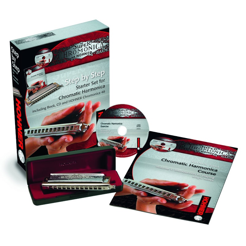 ARMÓNICA CHROMÓNICA HOHNER SUPER CHROMONICA STARTER PACKAGE