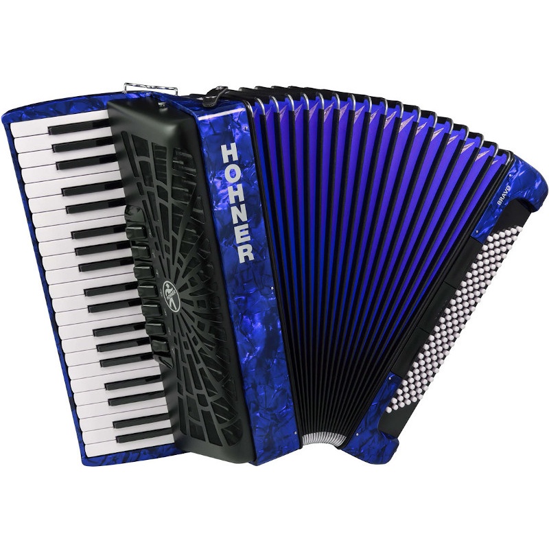 Acordéon De Piano Cromático Hohner Bravo Iii 120 Silentkey A16841 Az