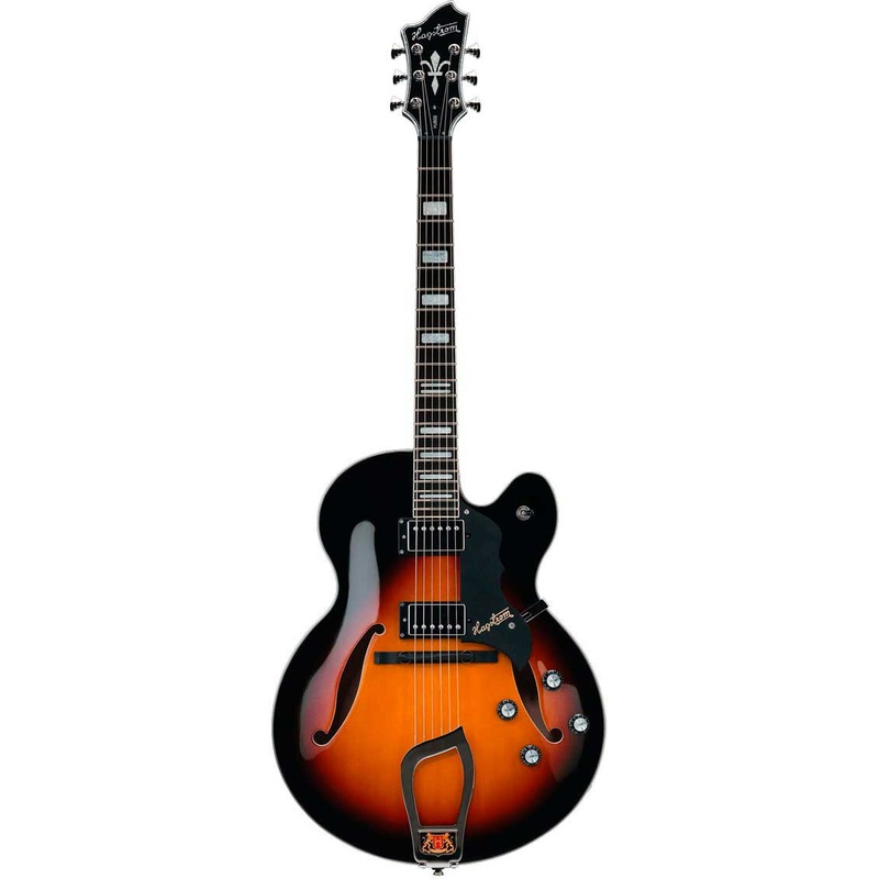 GUITARRA DE CUERPO HUECO HAGSTROM HJ-800 VSB