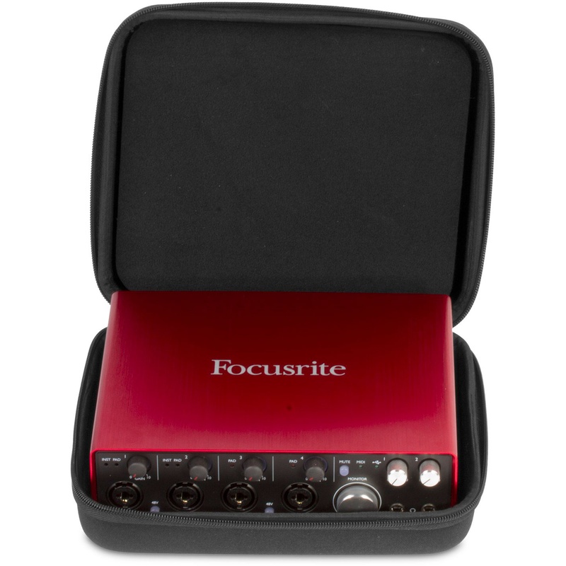 Fundas De Hardcase Udg Gear Focusrite Scarlett2 2I4/6I6/18I8/Clarett 2Pre Bk
