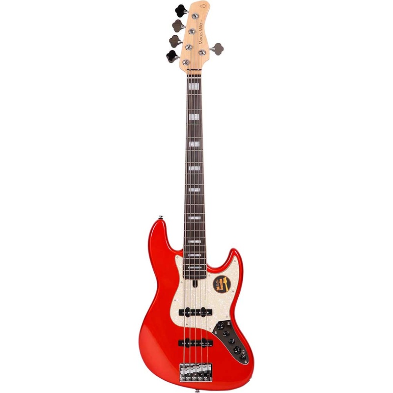 Bajo De 5 Cuerdas Marcus Miller V7 Alder-5 (2Nd Gen) Bmr Metallic Red